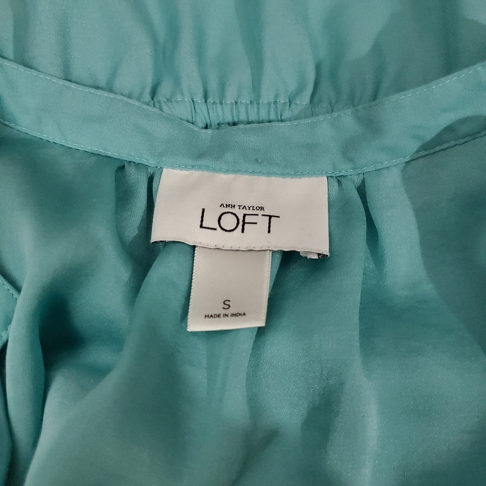 Light Blue Ruffled Top - Picture 3 of 3